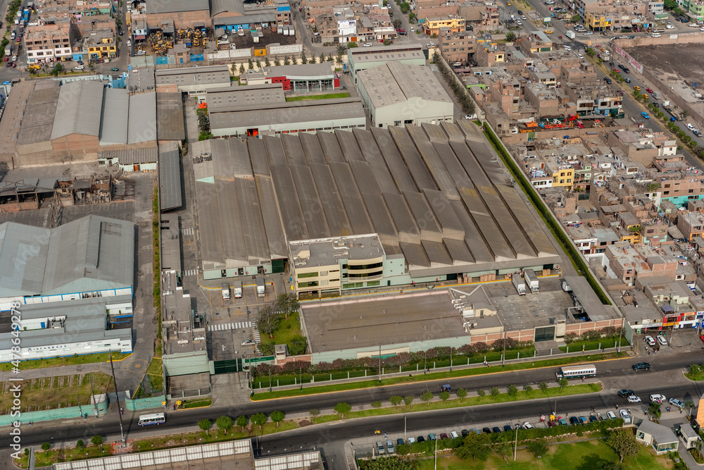 Warehouse Industrial Zone of Capital City Lima Peru