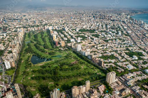 Fototapeta Naklejka Na Ścianę i Meble -  Lima Golf Club  Area Capital City Lima Peru