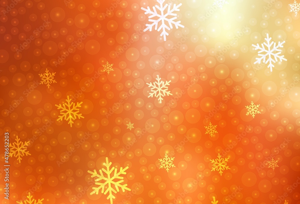Light Red, Yellow vector layout in New Year style. Light Red, Yellow vector layout in New Year style.