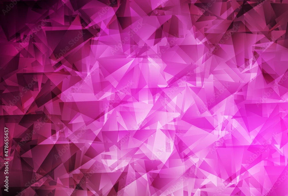 Light Pink vector polygon abstract background. Light Pink vector polygon abstract background.