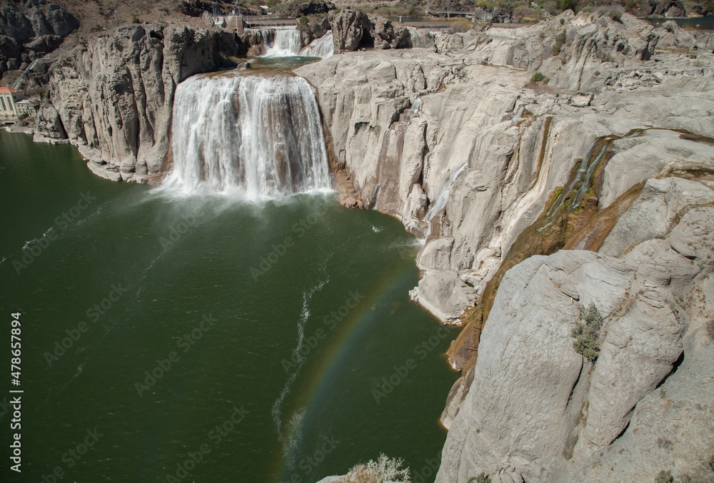 Naklejka premium Shoshone Falls on Snake River at Shoshone Falls Park, Idaho
