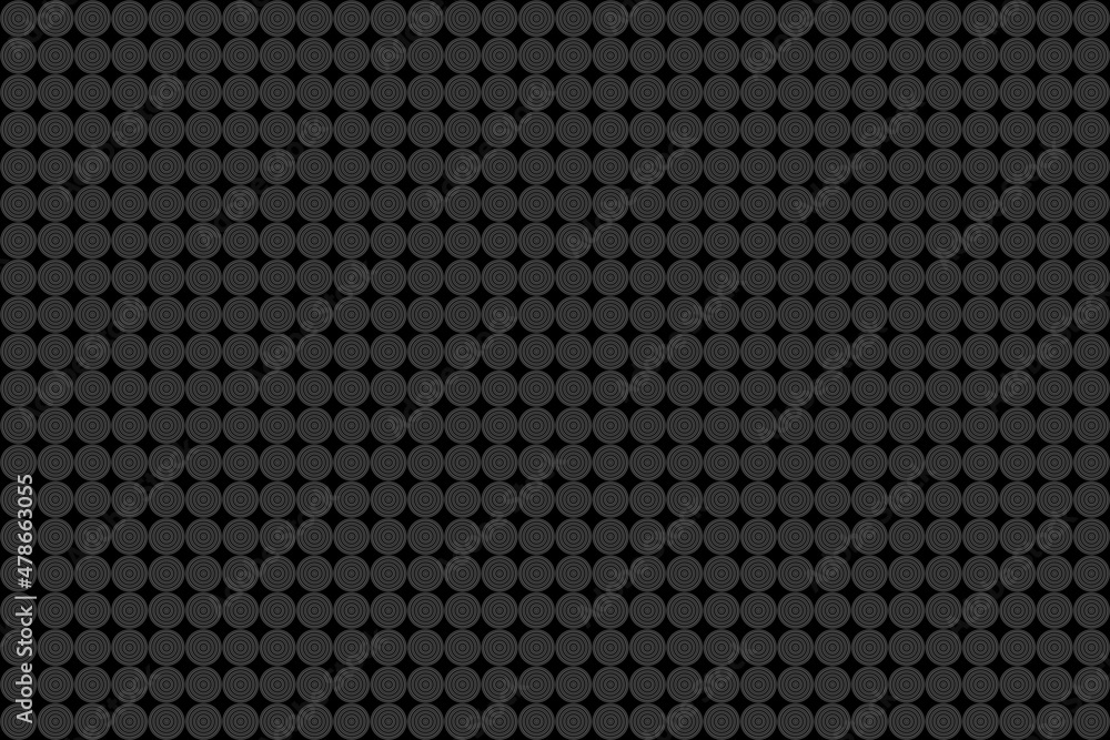 Textura o fondo de círuclos negros y grises Textura o fondo de círuclos negros y grises