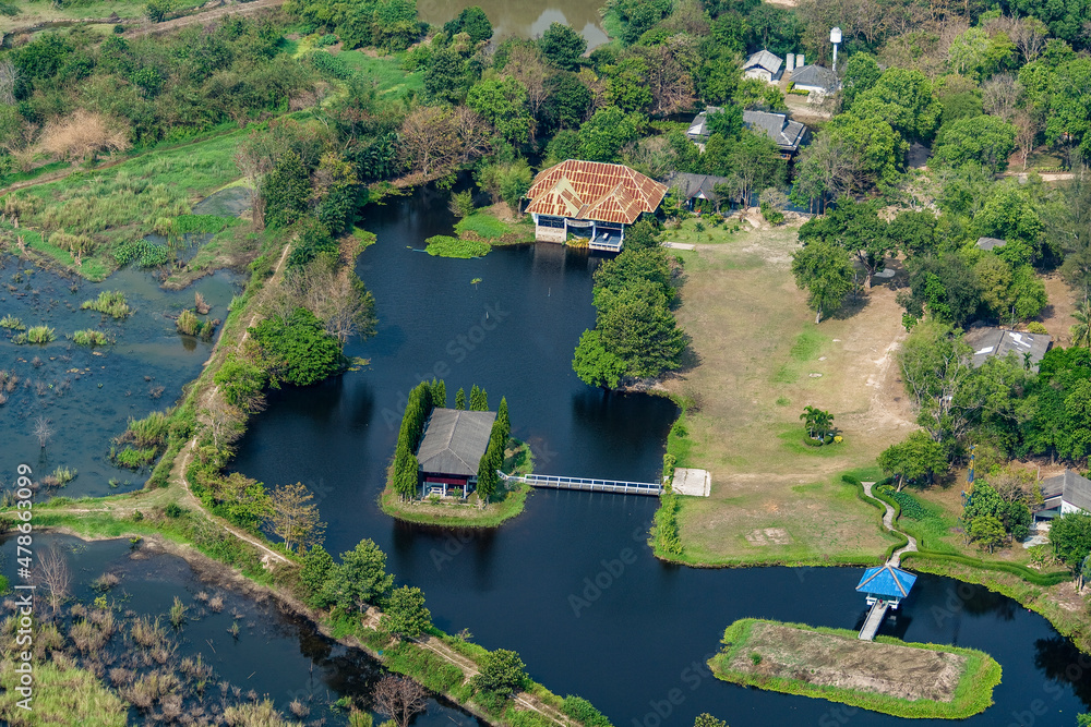 Naklejka premium Garden Sanctuary Thailand