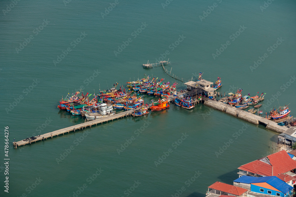 Fishing Boats and Industry Thailand