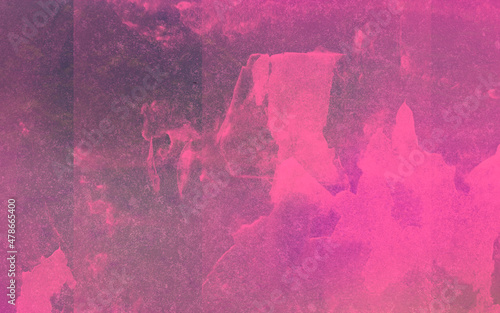 Neon pink distressed texture abstract digital art.