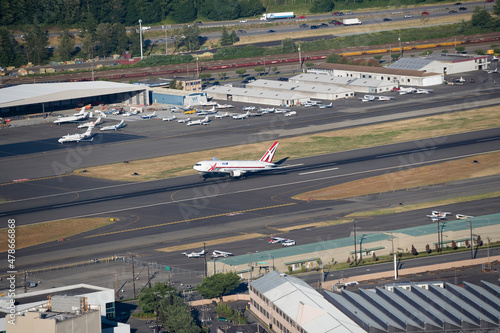 737 Take Off Washington USA