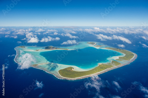 Tetiaroa Atoll Tropical Islands of French Polynesia Fototapet
