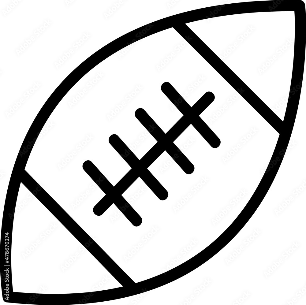 American football icon trendy design template.eps