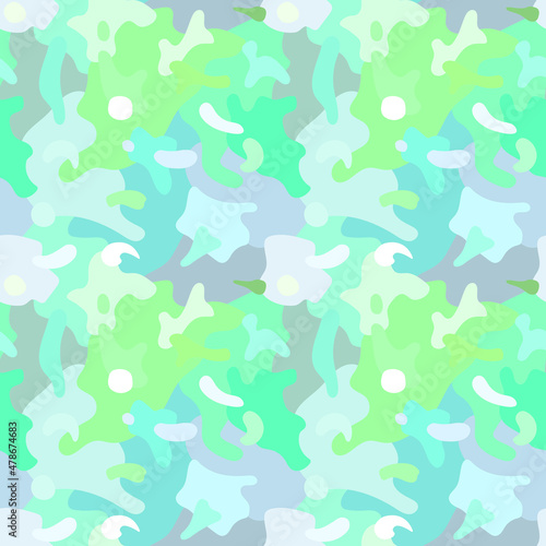 Vector seamless pattern. An ornament with an abstract background. Design print for textile  fabric  wallpaper  background.