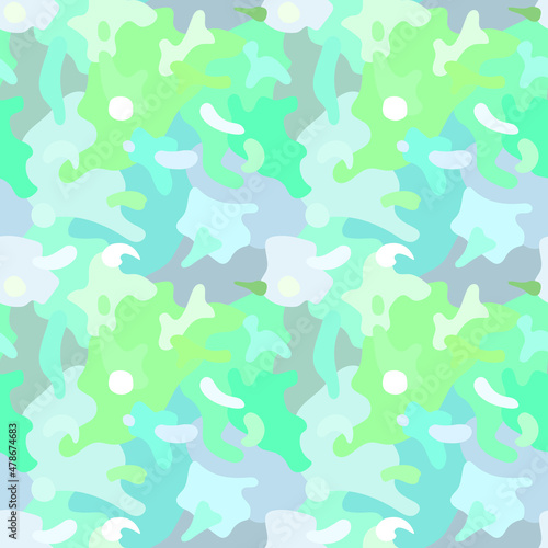 Vector seamless pattern. An ornament with an abstract background. Design print for textile, fabric, wallpaper, background.