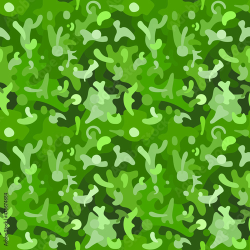Vector seamless pattern. An ornament with an abstract background. Design print for textile, fabric, wallpaper, background.