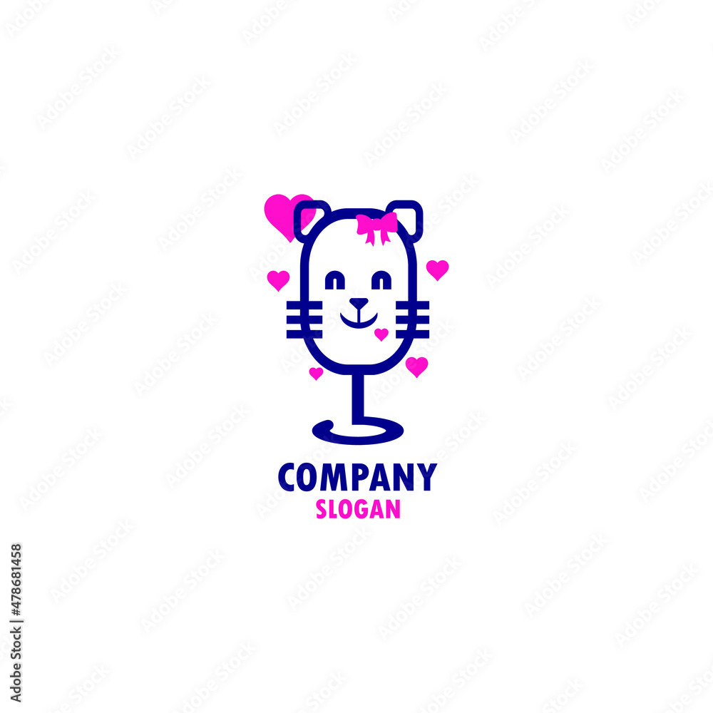 cute cat logo theme is suitable for use in the world of fashion entertainment
cute cat logo theme is suitable for use in the world of fashion entertainment