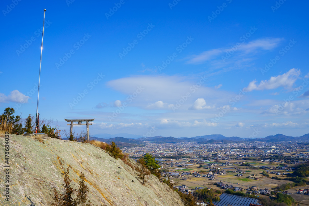 嶽山(香川県三木町)からさぬき市方面を望む