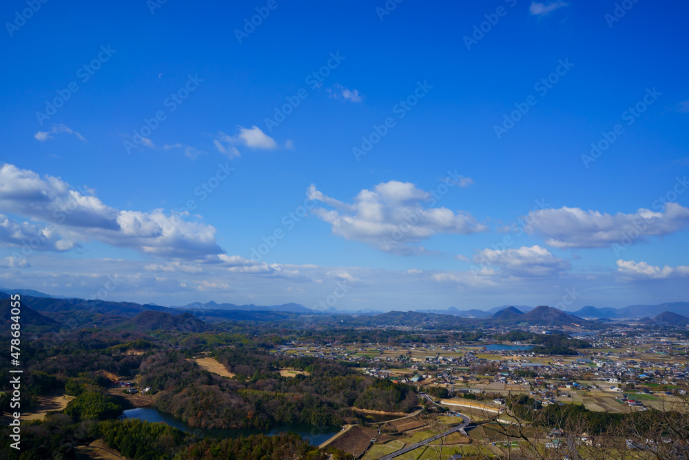 嶽山からの眺め(香川県三木町)