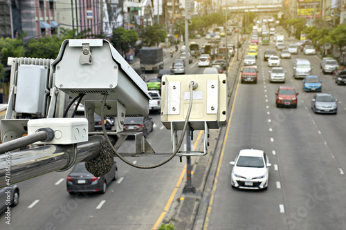 Photo Speed camera car in Thailand