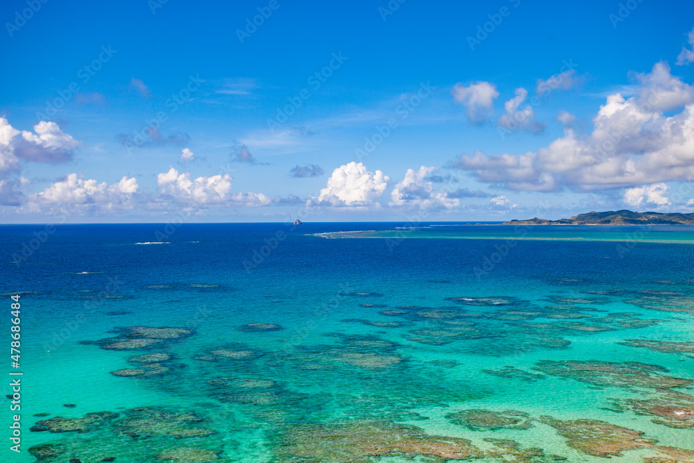 サンゴ礁の海