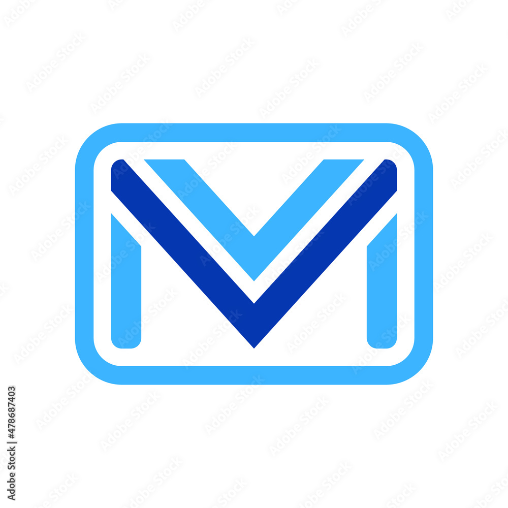 M mail logo can be used for logo, icon, and others. M mail logo can be used for logo, icon, and others.
