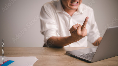 Billede på lærred Fuck you