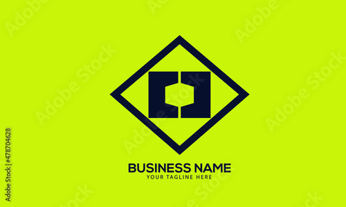 Alphabet CC initial photo camera lense monogram vector logo template
