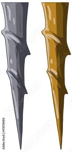 Stalactite stalagmite in cartoon style