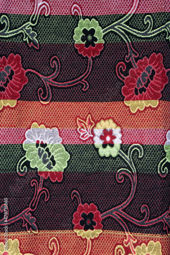 Vintage floral fabric