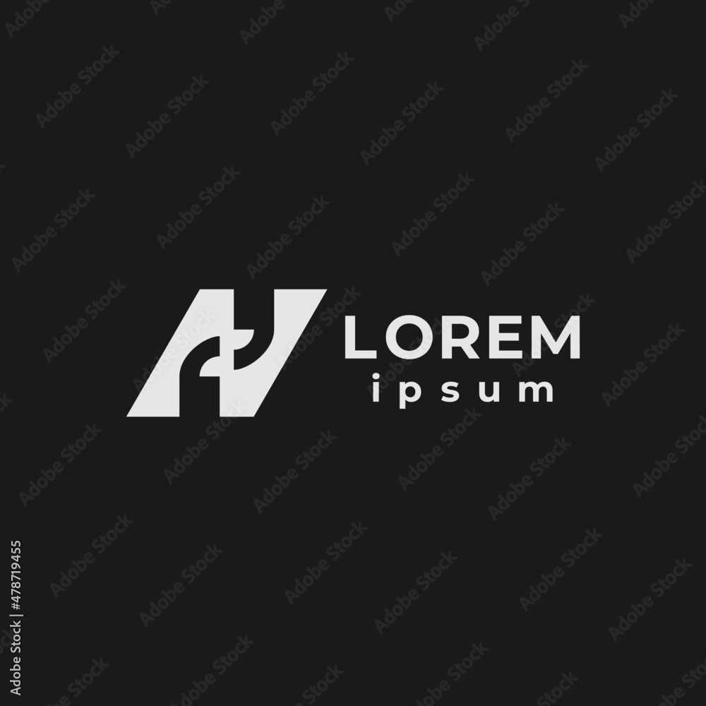 letter N with quotes logo vector design template letter N with quotes logo vector design template