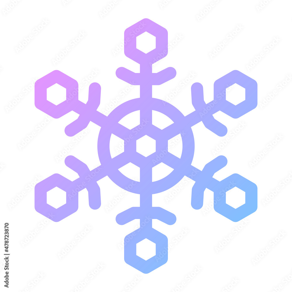 snowflake gradient icon snowflake gradient icon