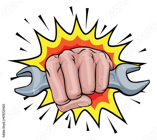 Spanner Wrench Fist Hand Ex...