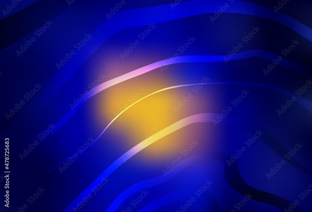 Dark Blue, Red vector template with bent lines. Dark Blue, Red vector template with bent lines.