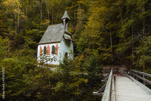 Germany, Bavaria, Schonau am Konigssee, Sankt Johann und Paul chapel in Berchtesgaden National Park photo