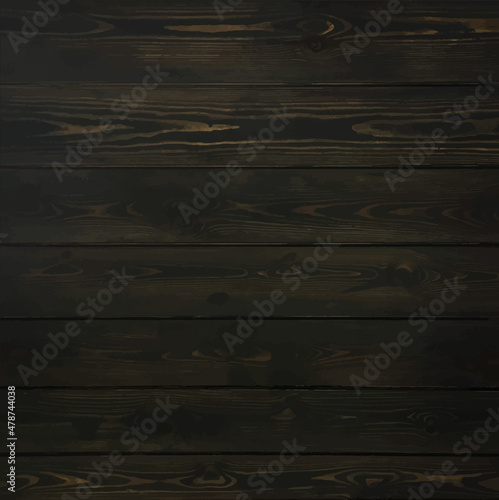 old timber wood wall floor stained black