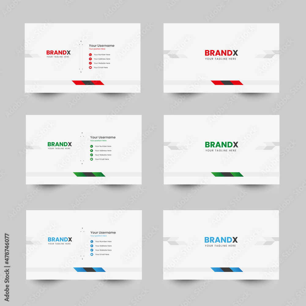 Business card design template Business card design template