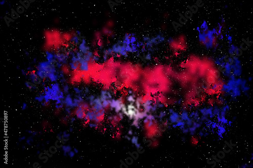 Space Nebula Backgrounds in different Colours