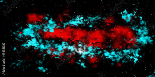 Space Nebula Backgrounds in different Colours