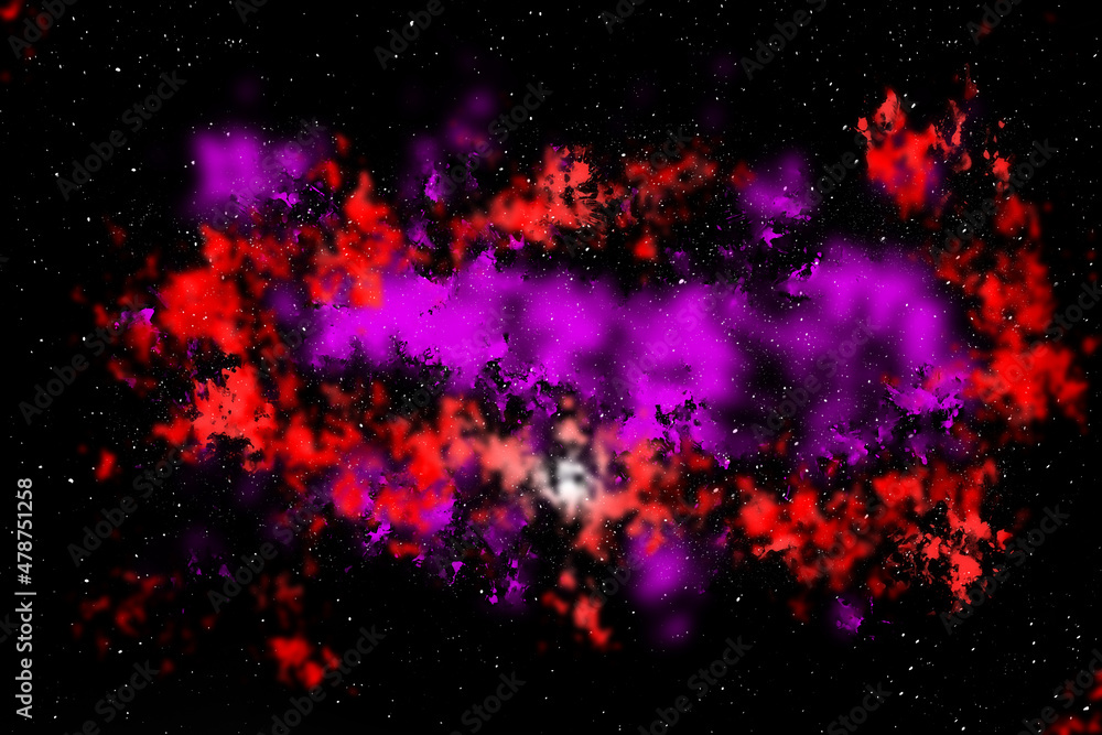 Space Nebula Backgrounds in different Colours