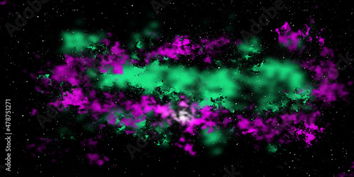 Space Nebula Backgrounds in different Colours © Sharidan