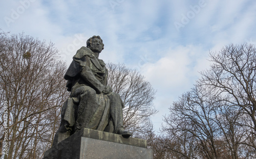Obraz na plátne Monument to the Alexander Pushkin in Kiev.