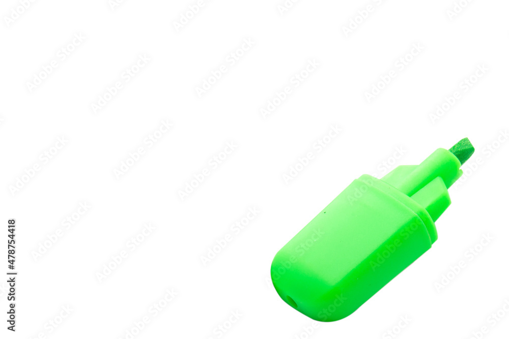 highlighter pen isolated on white background highlighter pen isolated on white background