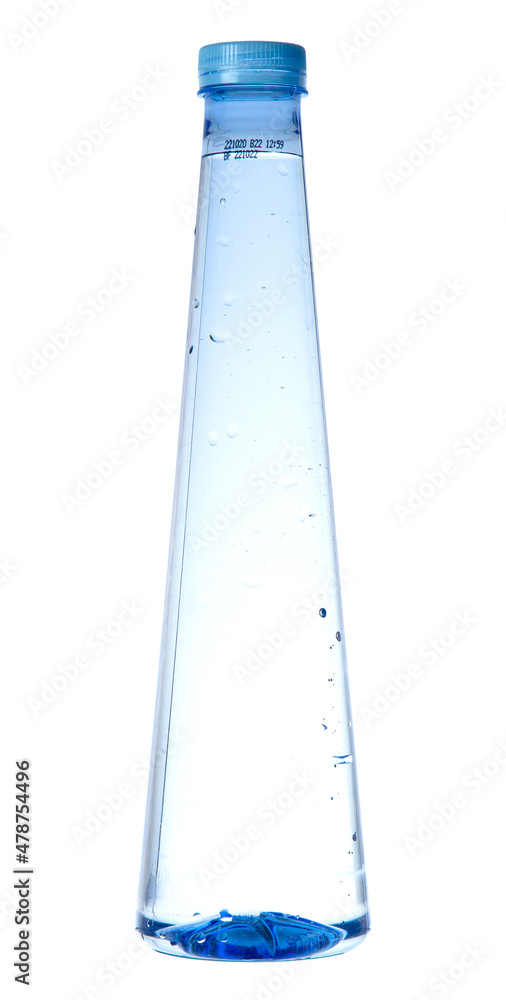 water bottle isolated on white background ,clipping path water bottle isolated on white background ,clipping path