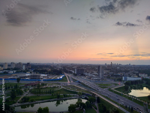 view of the belarusian city