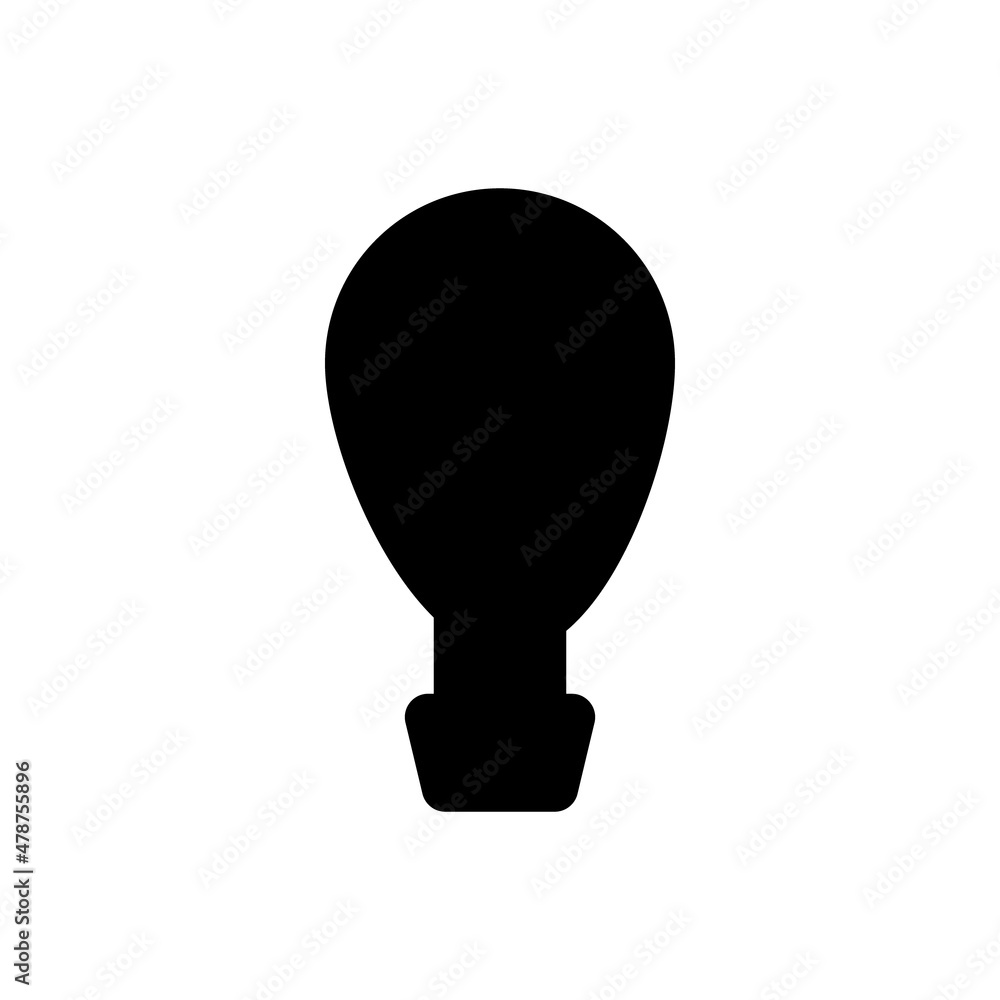 Air travel balloon icon Air travel balloon icon