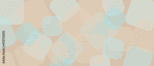 Blue background with geometric shapes of different diameters with transparency texture, aqua in the template for the cover. Turquoise and brown pattern for web screensavers.
