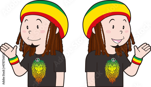 男性ラスタファリアン