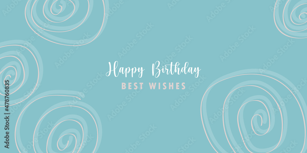 happy birthday greeting card with abstract pattern happy birthday greeting card with abstract pattern