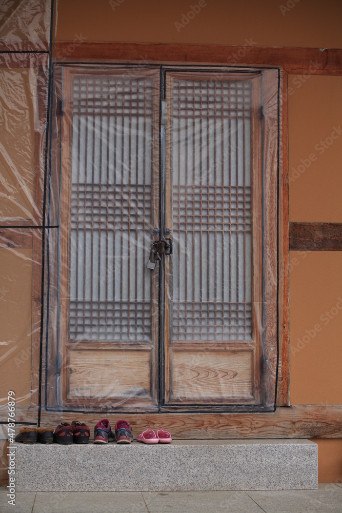 old wooden door old wooden door