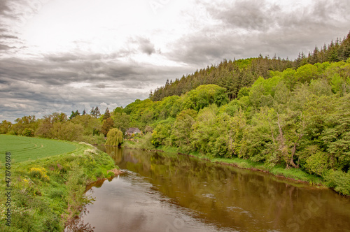 River Wye in the Wye valley in England in the summertime. © Jenn's Photography 