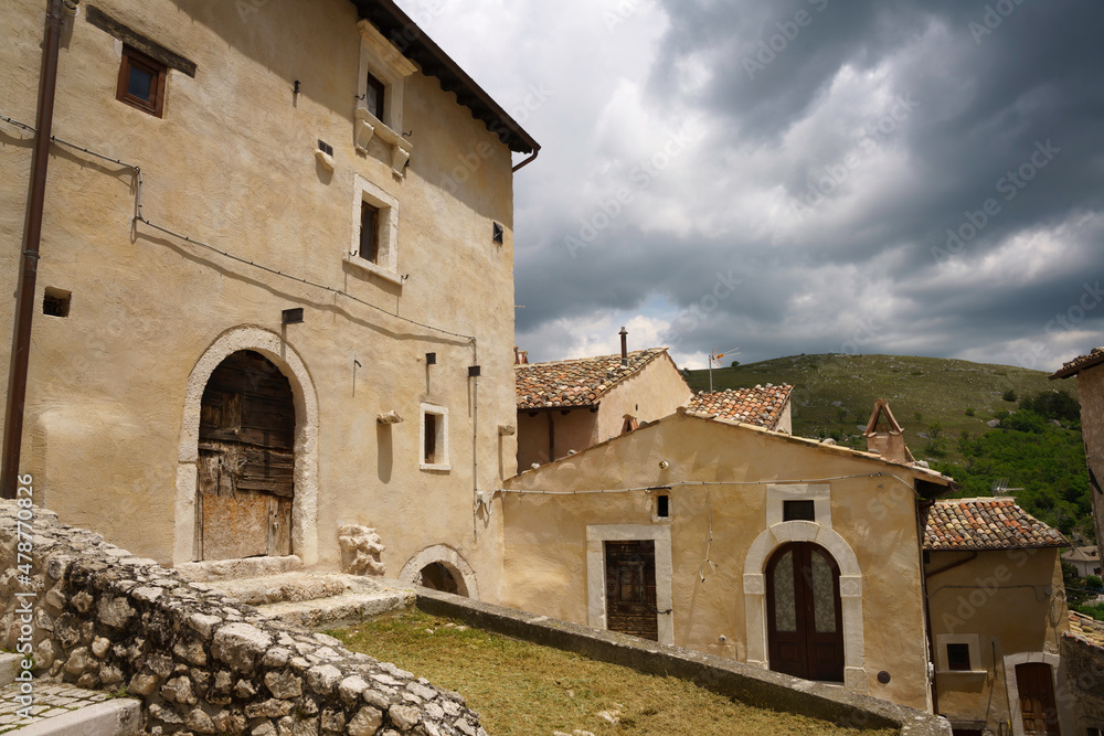 Santo Stefano di Sessanio, medieval village in the Gran Sasso Natural Park, Abruzzi