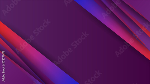 Gradient Geometric Memphis purple abstract design background