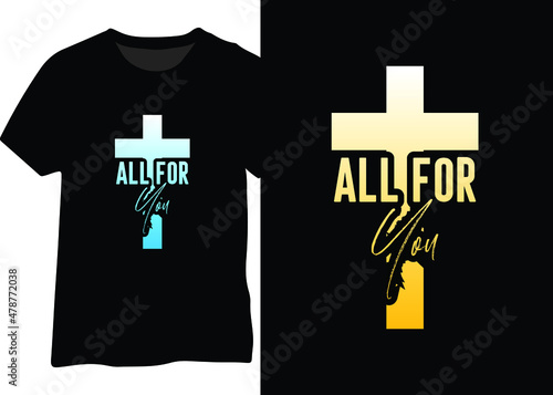 Design a t-shirt, poster, or mug with a Christian message all for you