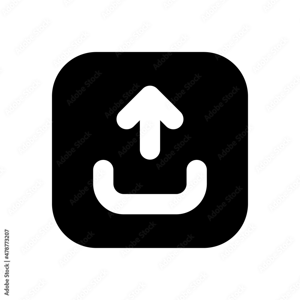 Upload Data vector Solid Icon Design Symbol on White background EPS 10 File Upload Data vector Solid Icon Design Symbol on White background EPS 10 File